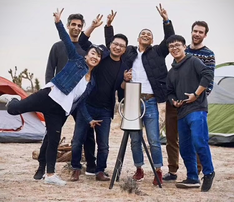 The Beach team with Hiuni at CES